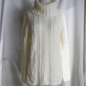 mohair cable knit sweater